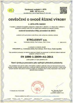 Certifikát o shodě
